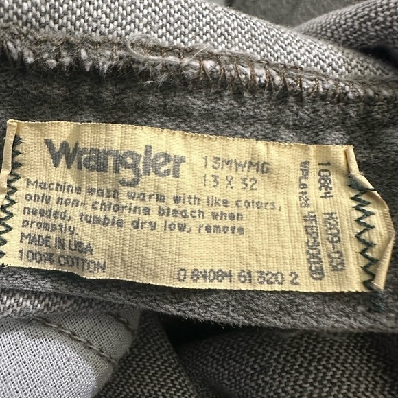 Vintage Wrangler Black Label High Rise Jeans – Olive Green – Women’s 13x32 - Picture 5 of 5